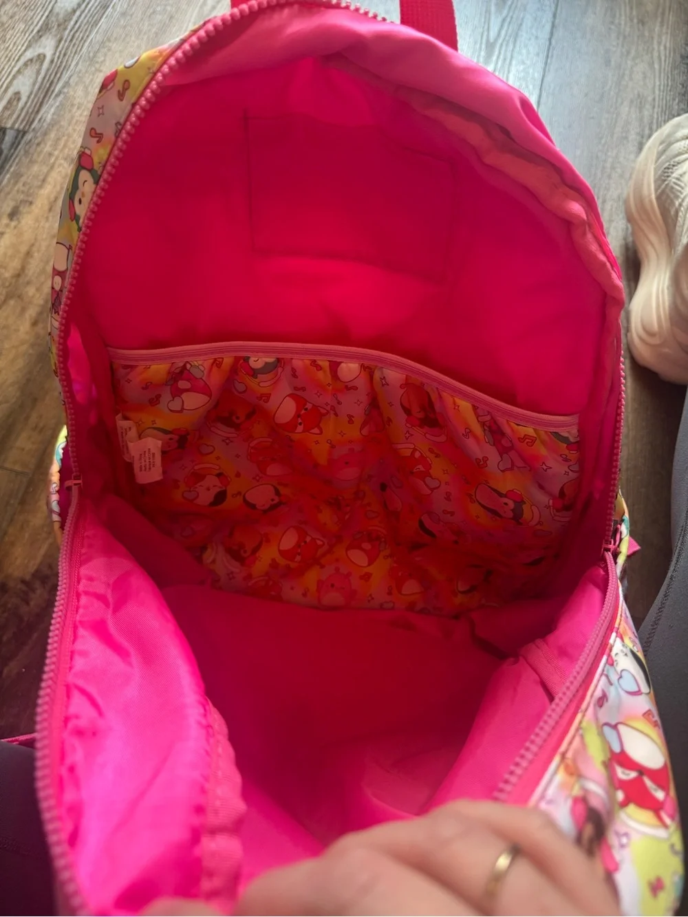 Squishmallows school travel backpack 16” by 12”
